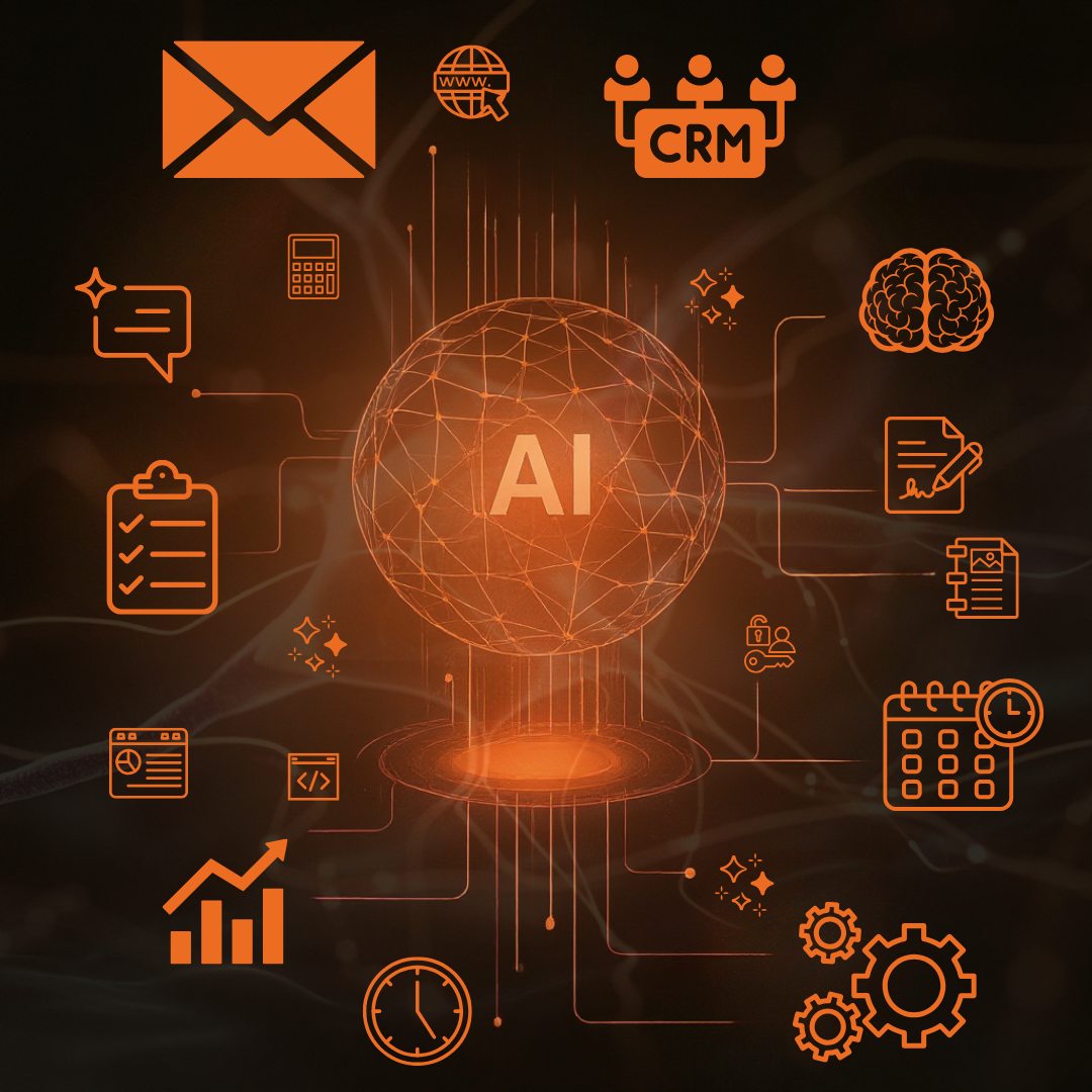 Dashboard com resultados de IA